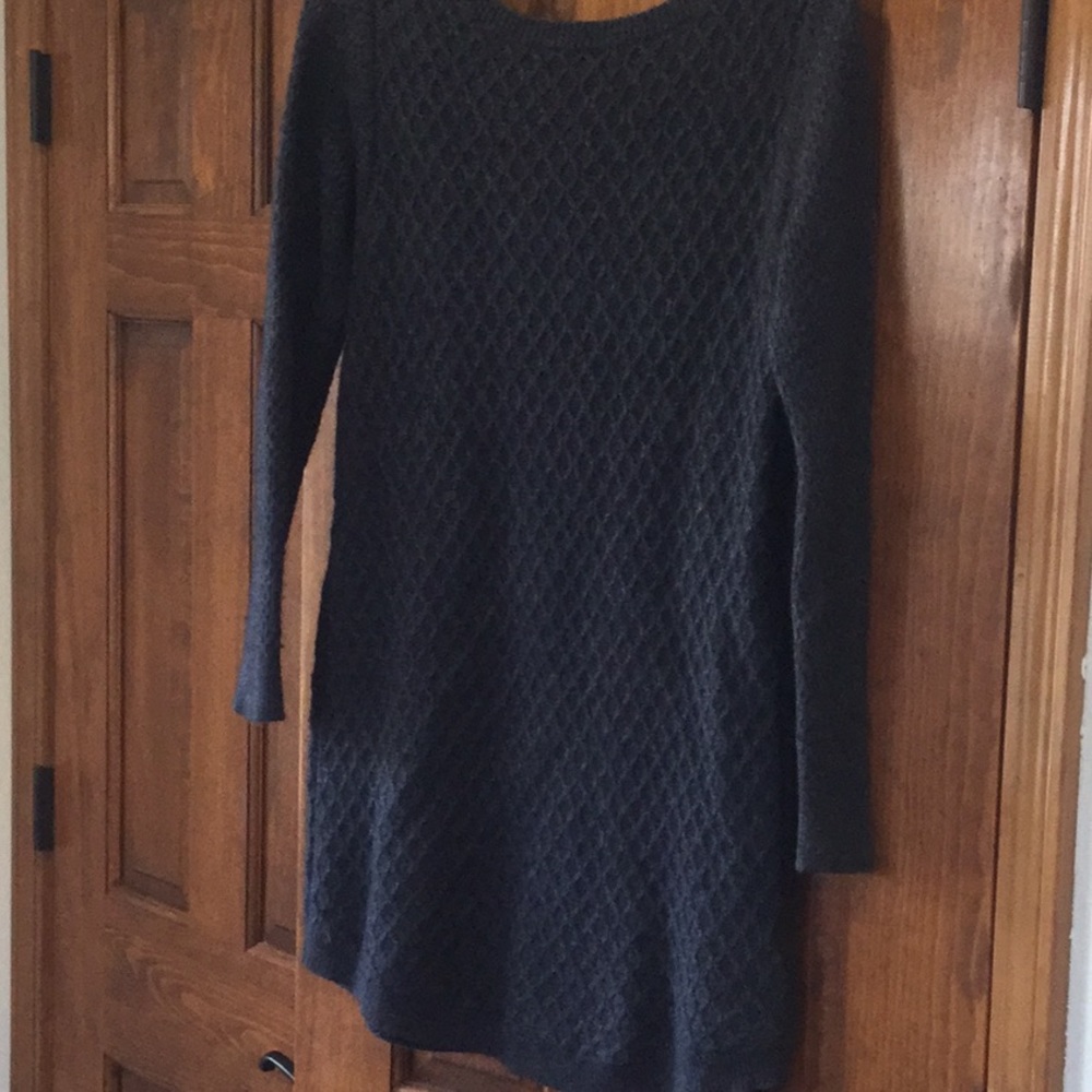Loft Sweater Dress in Gray - Picture 7 of 7